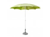 Зонт садовый с поворотной рамой Maffei Flos сталь, дралон лайм, белый Фото 2