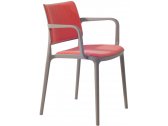 Кресло пластиковое с обивкой PAPATYA Joy-K Soft Seat & Back стеклопластик, ткань Фото 5
