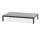 Столик ламинированный журнальный PAPATYA Slim Center Low Table (D) алюминий, нержавеющая сталь, компакт-ламинат HPL Фото 6