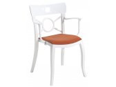 Кресло пластиковое с обивкой PAPATYA Opera-K Soft стеклопластик, поликарбонат, ткань Фото 4