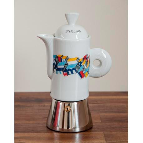 Гейзерная кофеварка Espressina Classic 0.12 л, деколь Stampa, Ancap, Darling (1)