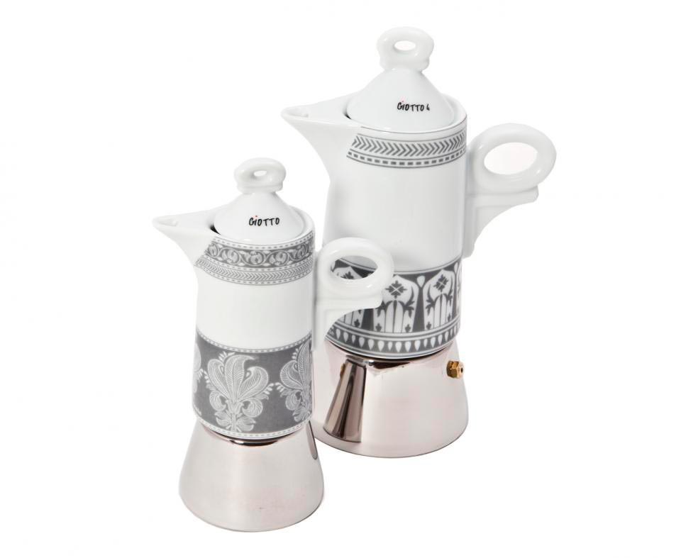 Гейзерная кофеварка Espressina Classic 0.24 л, деколь Profumi d'Oriente, Ancap, Giotto (1)