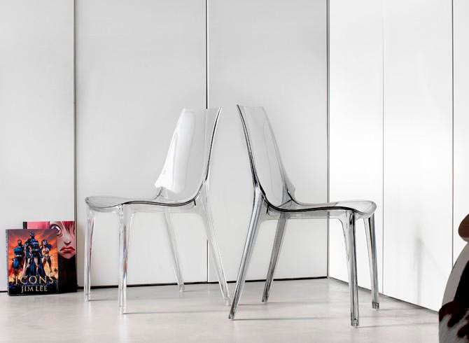 Пластиковый прозрачный стул, Vanity Chair, Scab Design (3)
