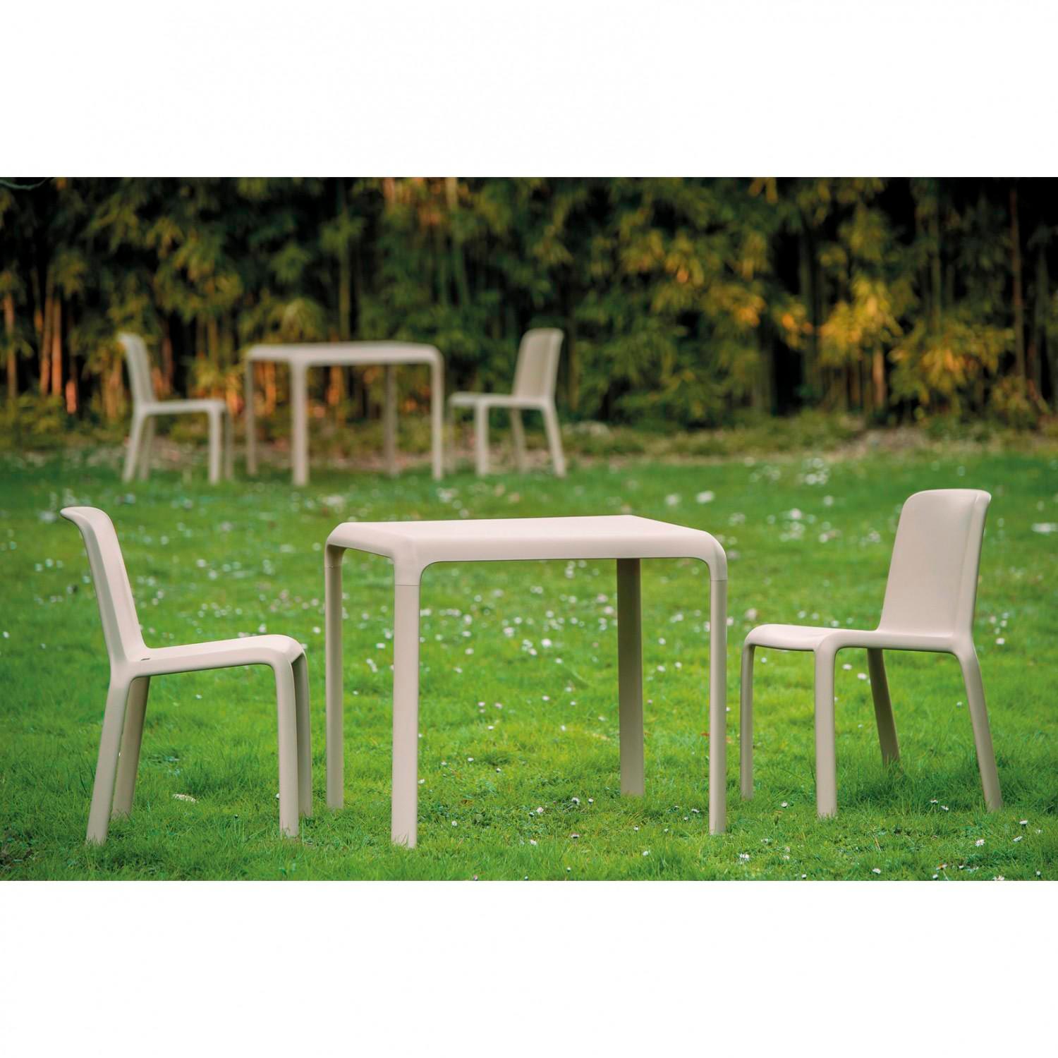 Стул пластиковый бежевый 470х550х805 мм, PEDRALI, Snow (1)