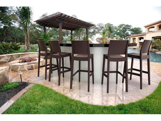 Барный стул GS1012 Ямайка коричневый 450х510х1080 мм, Grattoni, Barstool (2)