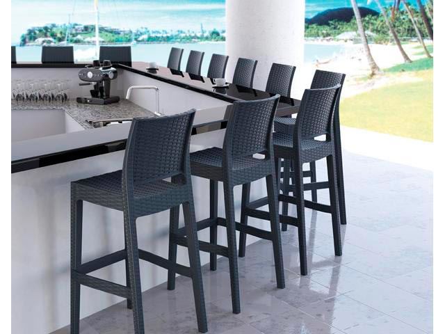 Барный стул GS1012 Ямайка коричневый 450х510х1080 мм, Grattoni, Barstool (4)