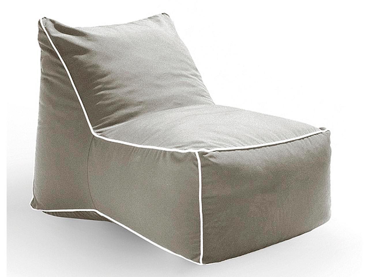 Бескаркасное кресло-шезлонг серый 1100х650х650 мм, Talenti, Sacco (7)