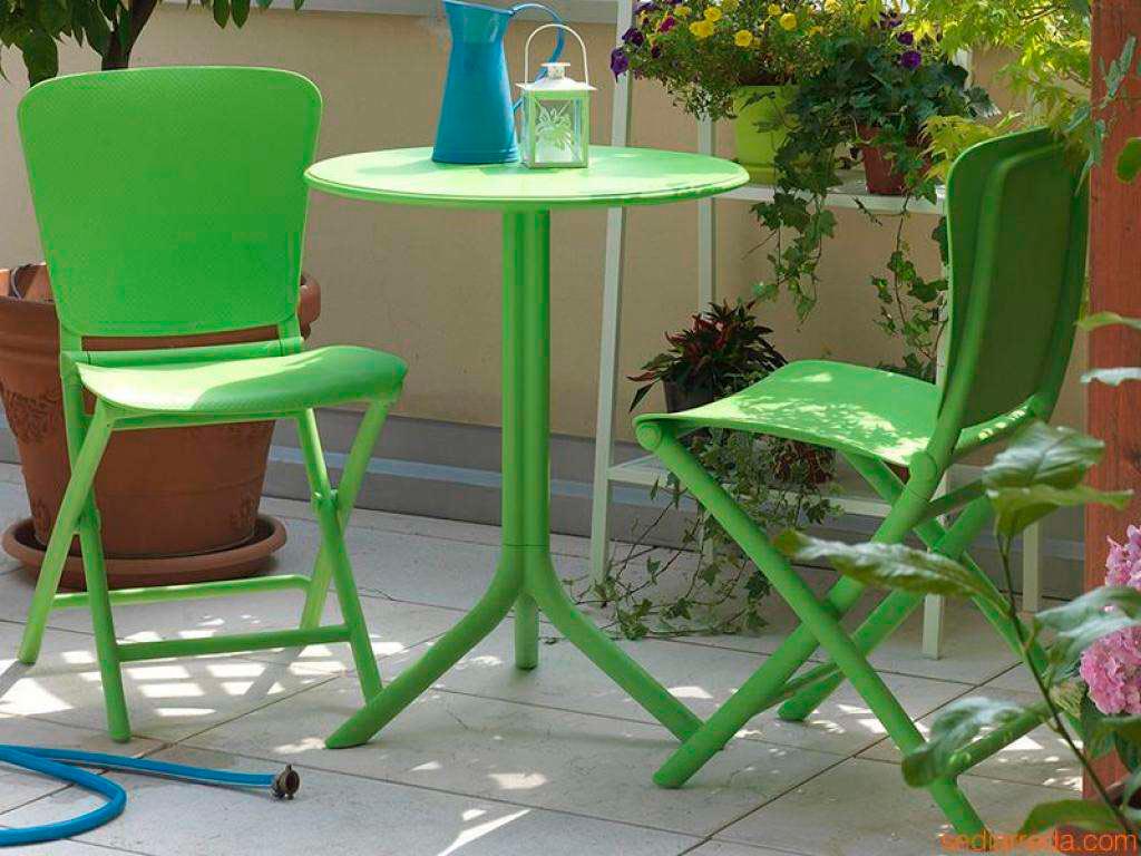 Пластиковый стол, Spritz Nardi лайм (4)