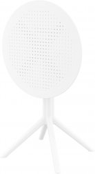 Стол пластиковый складной Sky Folding Table 60, белый, 600х740 мм