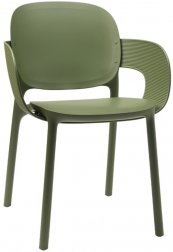 Кресло пластиковое Scab Design Hug Go Green оливковый