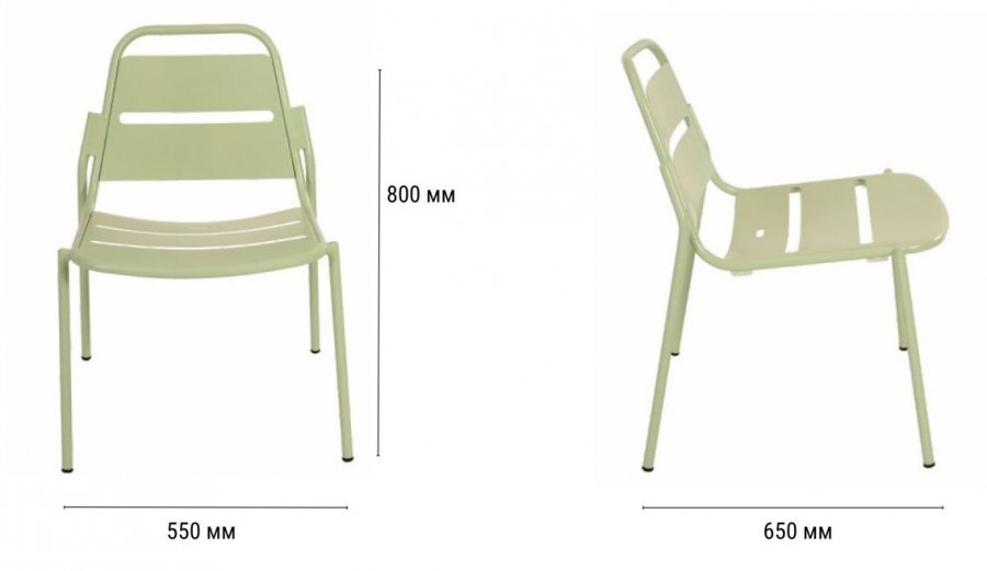 Стул металлический GARDENIUS Alen