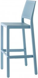 Стул барный пластиковый Scab Design Emi голубой