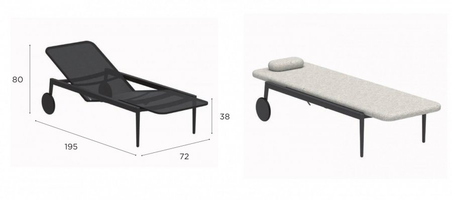 Матрас для лежака Styletto