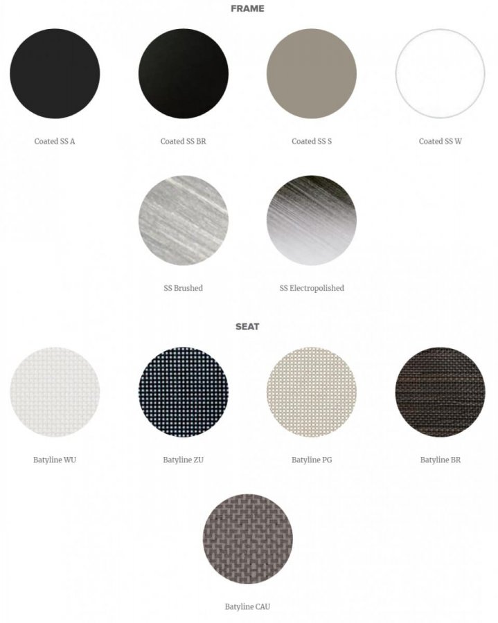 Шезлонг металлический с обивкой Ninix