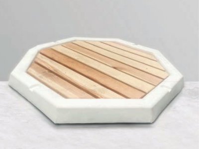 QP110 Wood Поддон для уличного душа