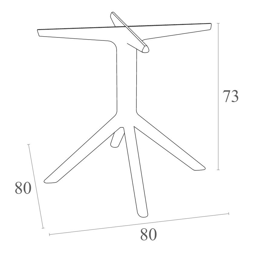 Подстолье пластиковое Sky Legs