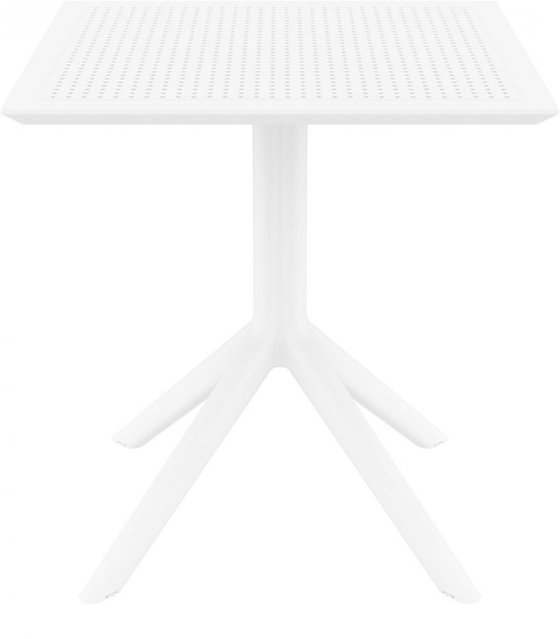 Стол пластиковый Sky Table 70, белый, 700х700х740 мм