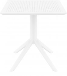Стол пластиковый Sky Table 70, белый, 700х700х740 мм