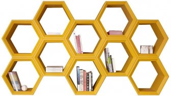 Стеллаж пластиковый книжный Hexa Pop