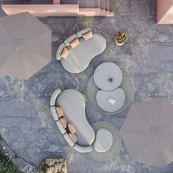 Диван дизайнерский с подушками Organix Lounge