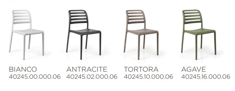 Стул пластиковый Nardi Costa Bistrot агава