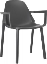 Кресло пластиковое Scab Design Piu антрацит