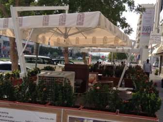 Зонт профессиональный 3х3 м Rimini Braccio