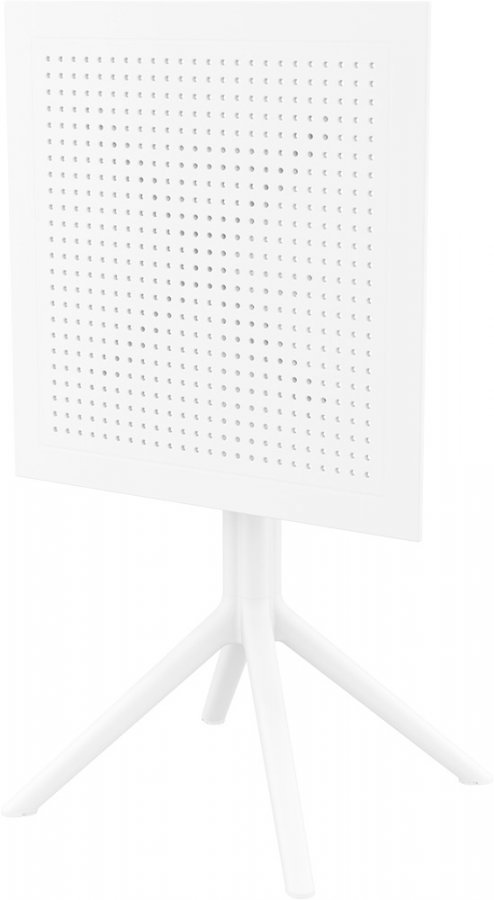 Стол пластиковый складной Sky Folding Table 60, белый, 600х600х740 мм