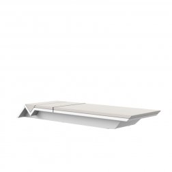 Лежак пластиковый с матрасом Rest Basic