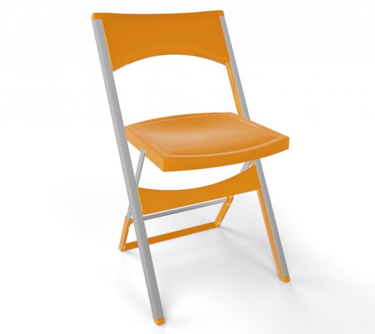 Стул пластиковый складной Gaber Compact горчичный