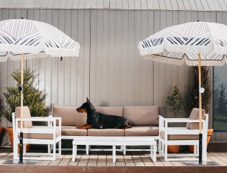 Столик пластиковый журнальный Mykonos