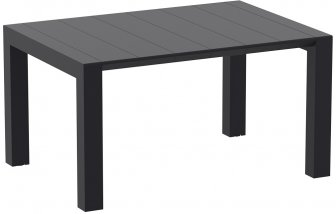 Стол пластиковый раздвижной Vegas Table, черный, 1000-1400х1000х750 мм