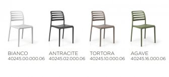 Стул пластиковый Nardi Costa Bistrot белый