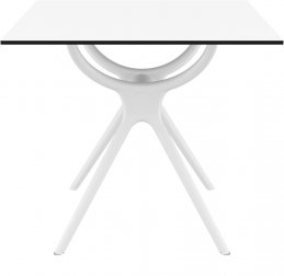 Стол пластиковый Air Table 80, белый, 800х800х740 мм