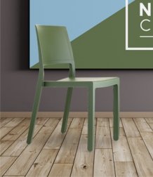 Стул пластиковый Scab Design Kate зеленый