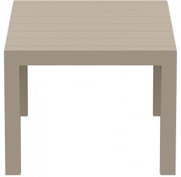 Стол пластиковый раздвижной Vegas Table, бежевый, 1000-1400х1000х750 мм