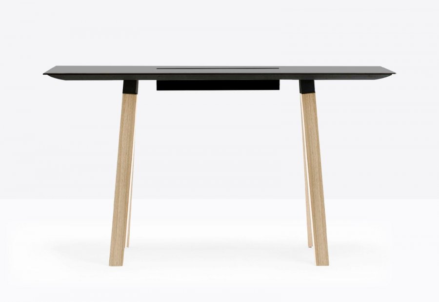 Стол барный с каналом для протяжки проводов Arki-Table CC Wood