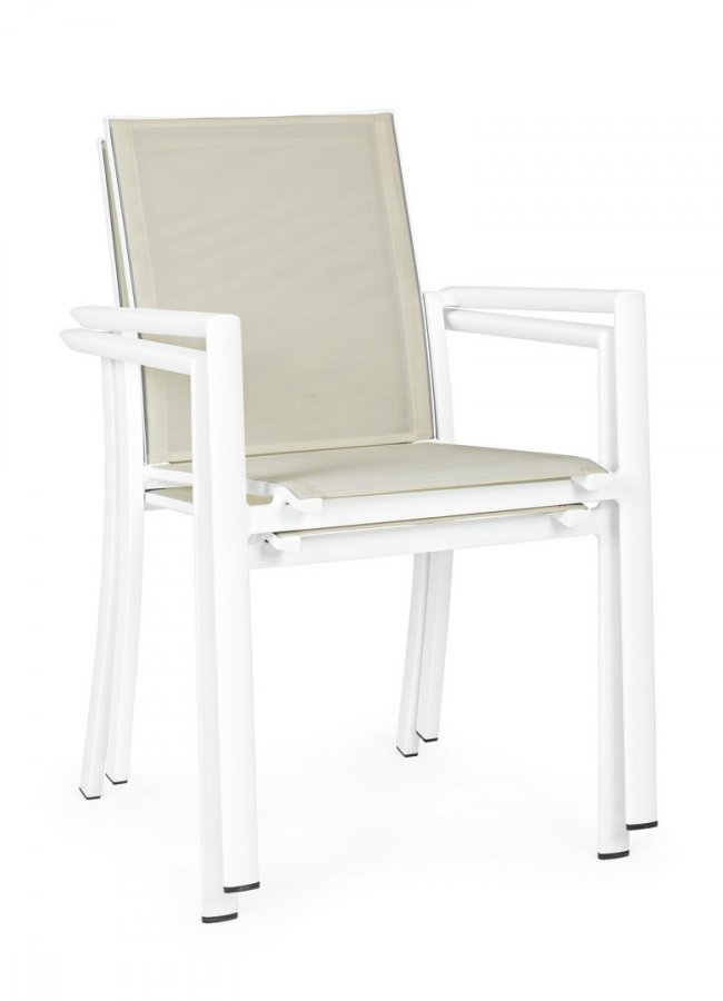 Кресло текстиленовое Garden Relax Konnor белый