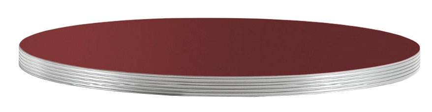 Столешница круглая Laminate Silver Edge