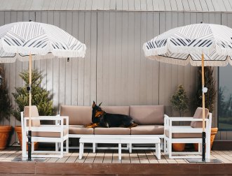 Столик пластиковый журнальный Mykonos
