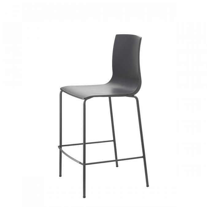 Стул полубарный пластиковый Scab Design Alice Barstool антрацит