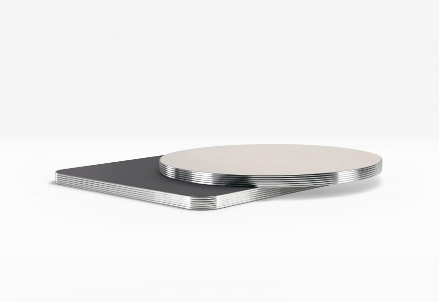 Столешница круглая Laminate Aluminium Edge