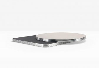 Столешница круглая Laminate Aluminium Edge