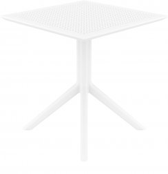 Стол пластиковый Sky Table 70, белый, 700х700х740 мм