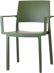 Кресло пластиковое Scab Design Kate зеленый