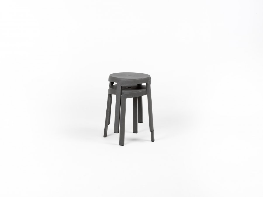 Табурет пластиковый Nardi Stack Mini базальт