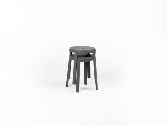 Табурет пластиковый Nardi Stack Mini базальт
