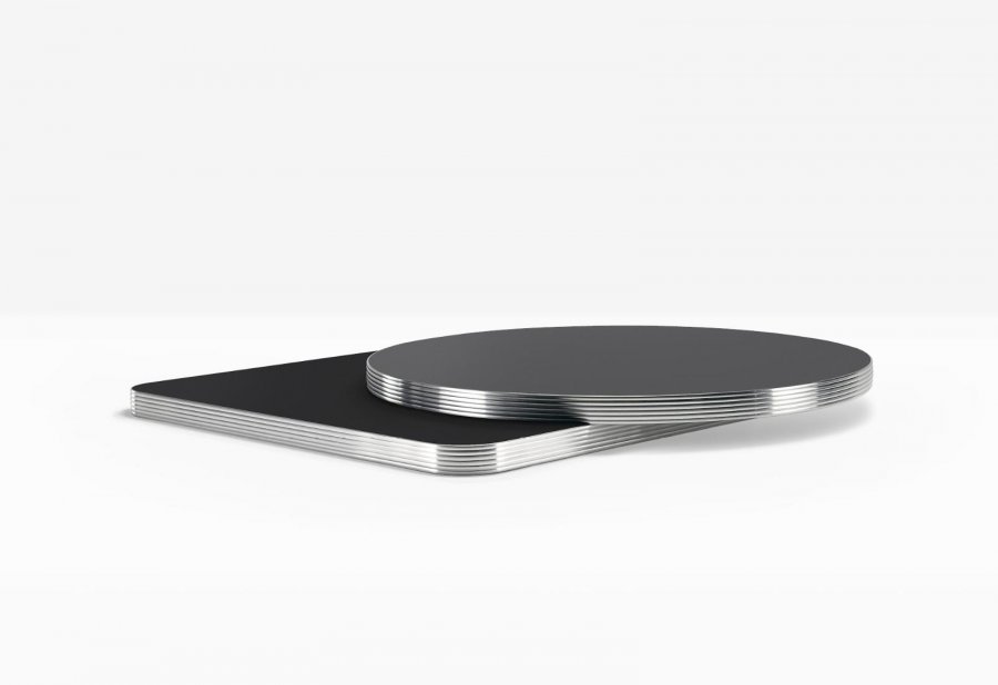 Столешница круглая Laminate Aluminium Edge