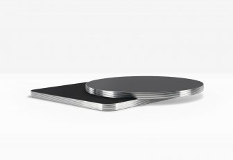 Столешница круглая Laminate Aluminium Edge