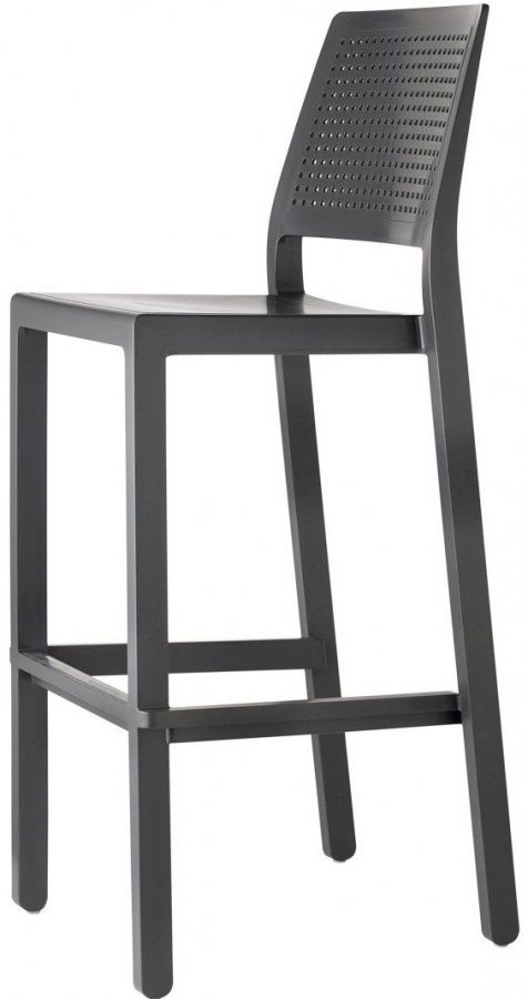 Стул барный пластиковый Scab Design Emi антрацит